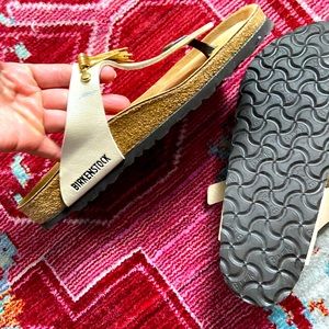 Birkenstock gizeh sandals.  New.  Never worn.  No box